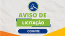 Aviso de licitação - Convite 001/2023