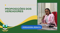 Requerimento da vereadora Renata solicita ao Executivo construção de uma capela no cemitério São João Batista com disponibilização de coveiro