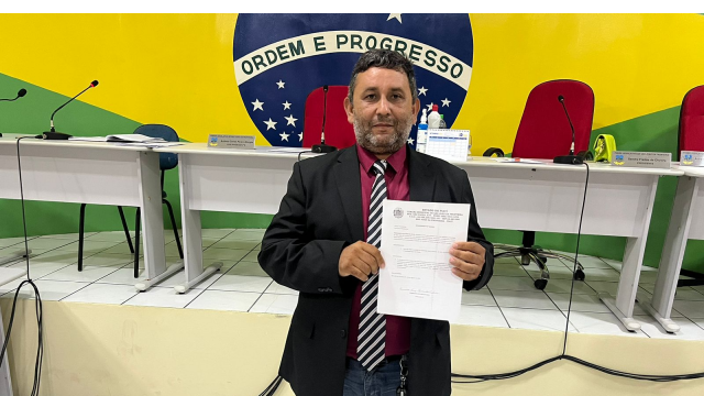 Requerimento do ver. Chico Badé solicita ao Executivo construção de trecho de estrada na localidade Santo Antônio