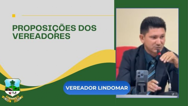 Requerimento do ver. Lindomar solicita ao Executivo limpeza e aprofundamento da lagoa na Localidade Lagoa de Cima
