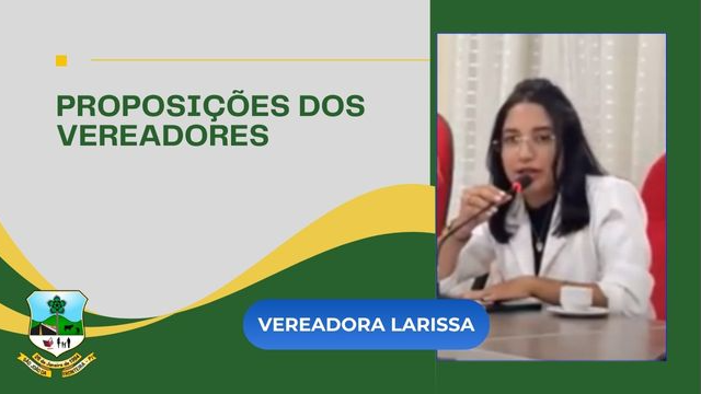 Vereadora Larissa busca junto ao Executivo recuperação das estradas vicinais, especialmente da comunidade Santa Rosa e povoado Mucambo